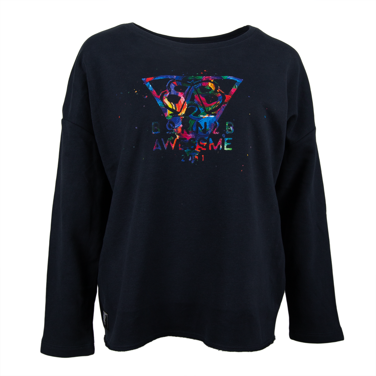 Paint Girlie Sweater Navy