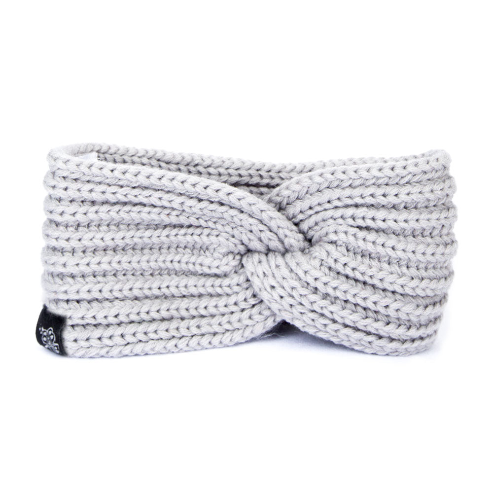 Knitted Head Band Heather Grey - B2BA Clothing