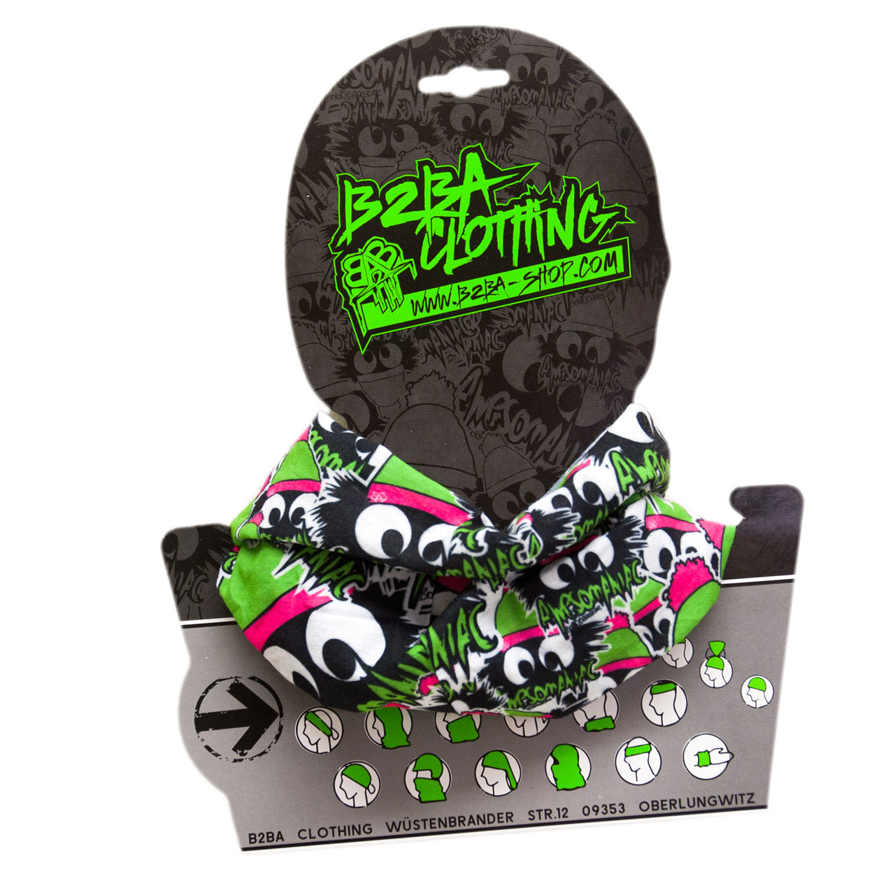 B2BA Tube Awesomaniac Bandana - B2BA Clothing