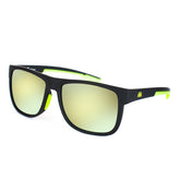 B2BA Sunglasses Mirror Schwarz-Gelb - B2BA Clothing