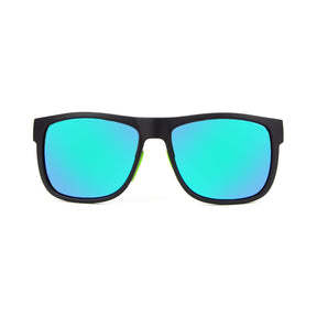 B2BA Sunglasses Mirror Schwarz-Grün - B2BA Clothing