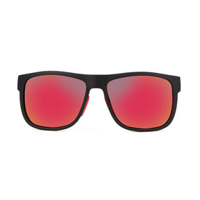 B2BA Sunglasses Mirror Schwarz-Rot - B2BA Clothing