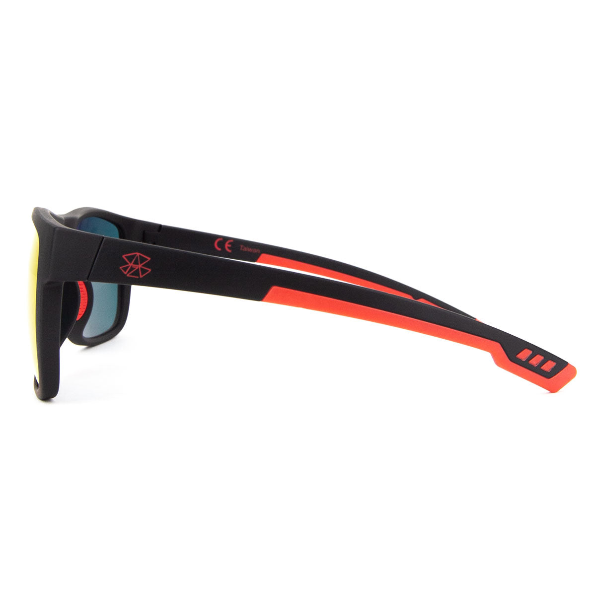 B2BA Sunglasses Mirror Schwarz-Rot - B2BA Clothing