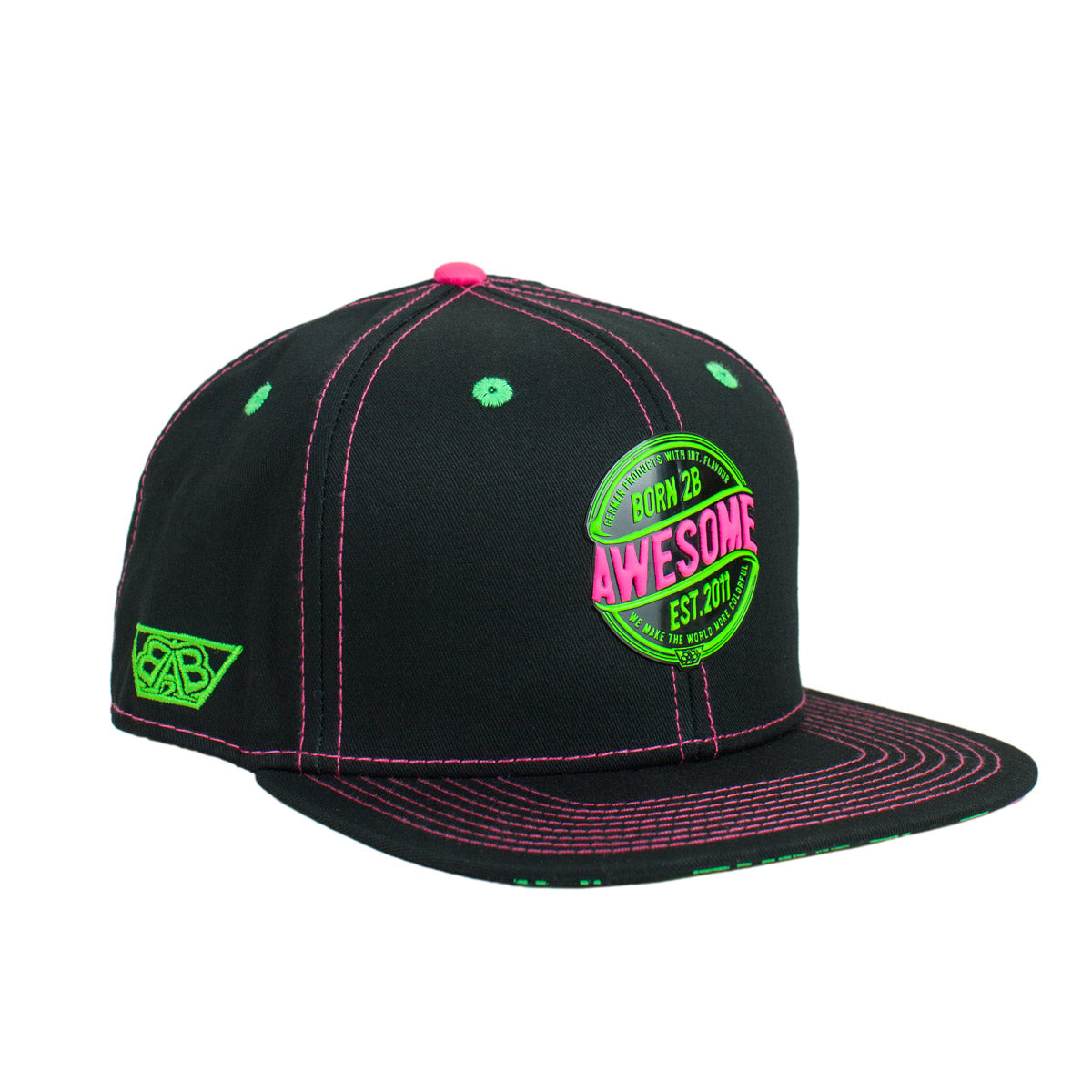 Dingbat Snapback Neon Cap - B2BA Clothing