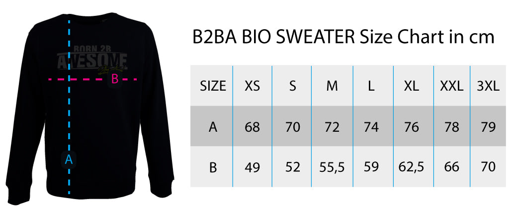 Negative Space BIO Zipper Beige - B2BA Clothing