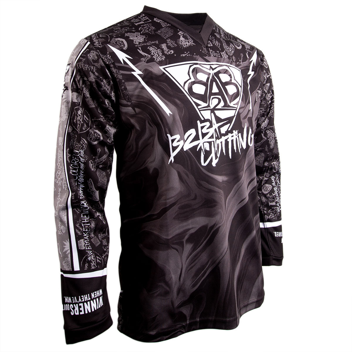 Race Jersey Sickastyle BW - B2BA Clothing