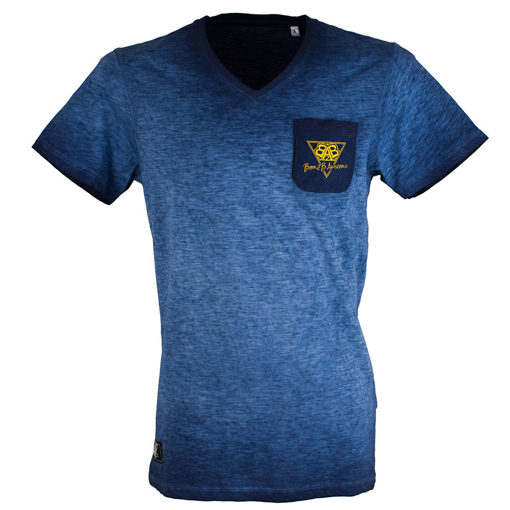 Three Edges T-Shirt - B2BA Clothing blue / S