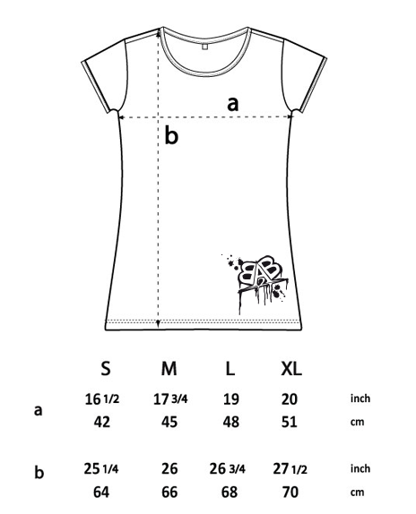 Sachsenring Sidebar Girlie T-Shirt - B2BA Clothing