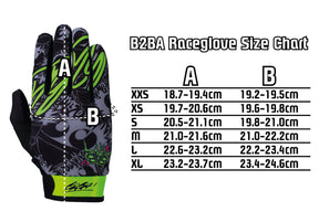 Stars Race Glove Red B2BA - B2BA Clothing