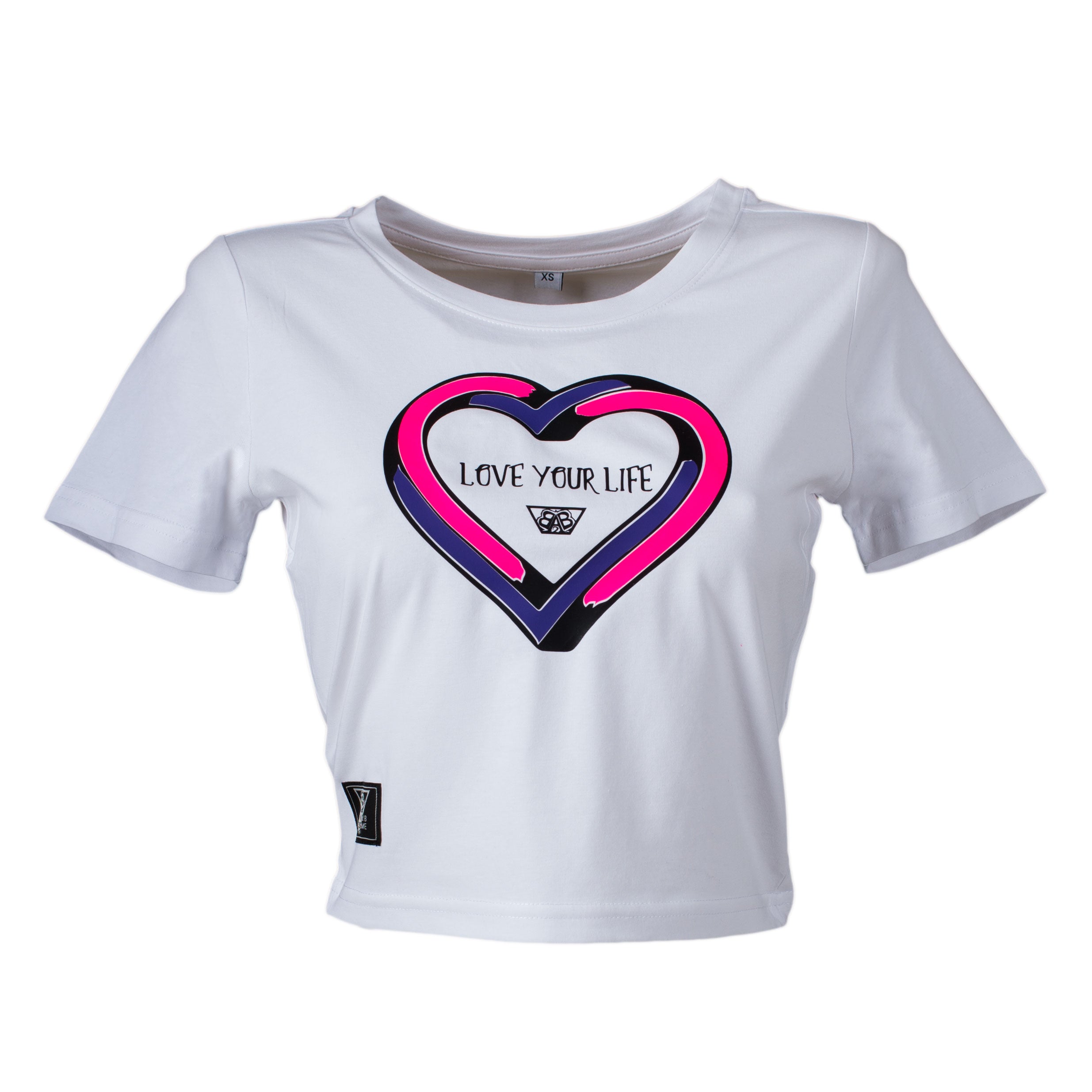Impossible Heart Girlie Shirt - B2BA Clothing white / M