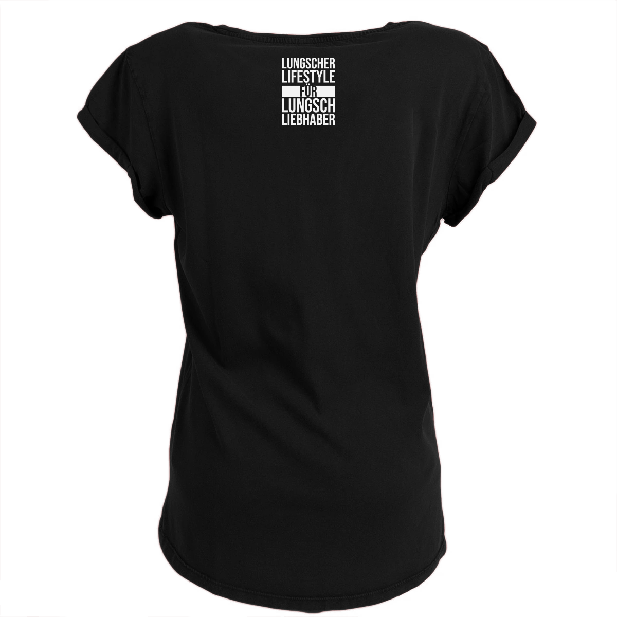Lungscher Liebe Girlie T-Shirt Schwarz - B2BA Clothing