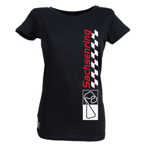 Sachsenring Sidebar Girlie T-Shirt - B2BA Clothing black / S