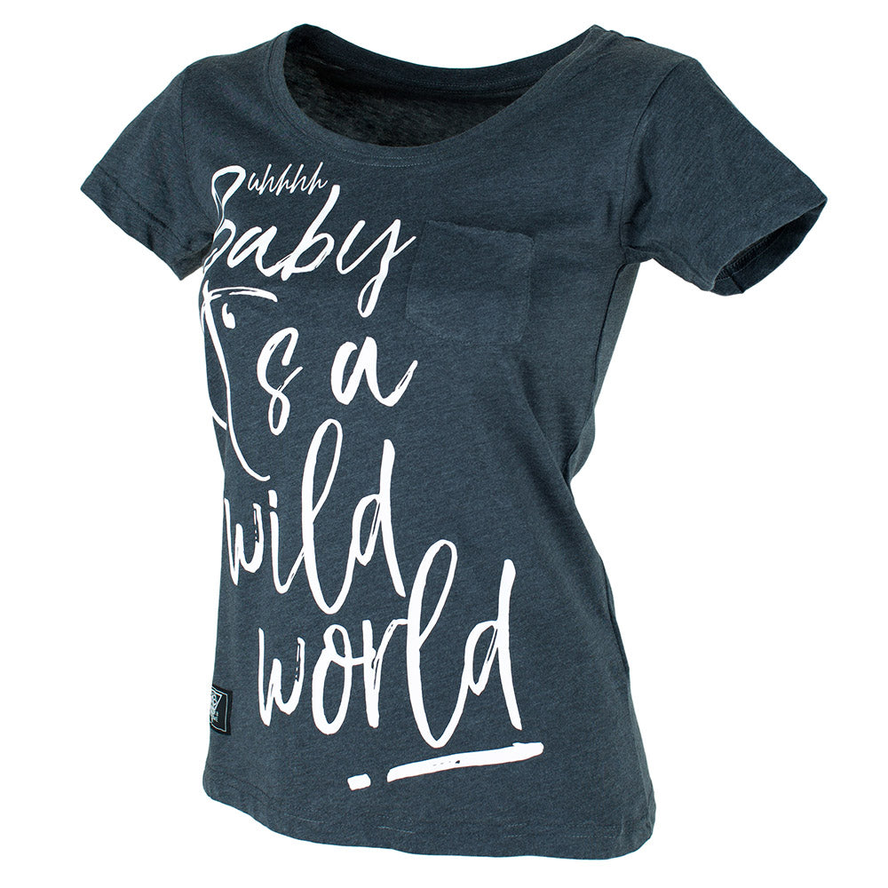 Wild World Girlie T-Shirt - B2BA Clothing